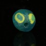 Medieval glass eye bead 387EMa